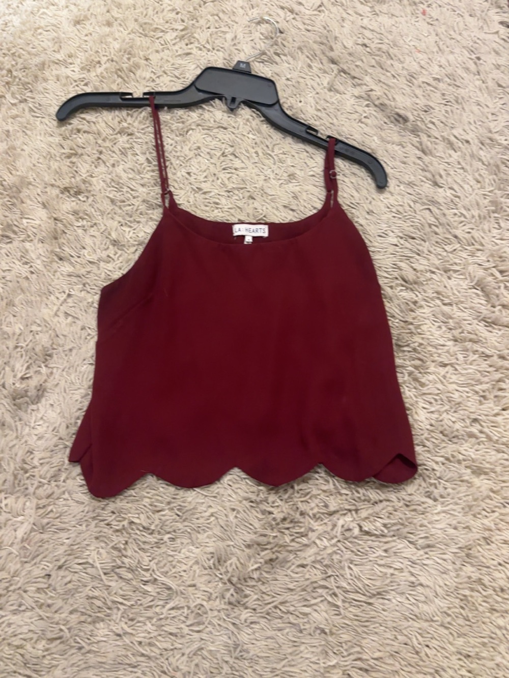 Red LA Hearts by pacsun crop top Size M
Adjustable straps
